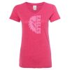 Women’s Glitter V-Neck T-Shirt Thumbnail